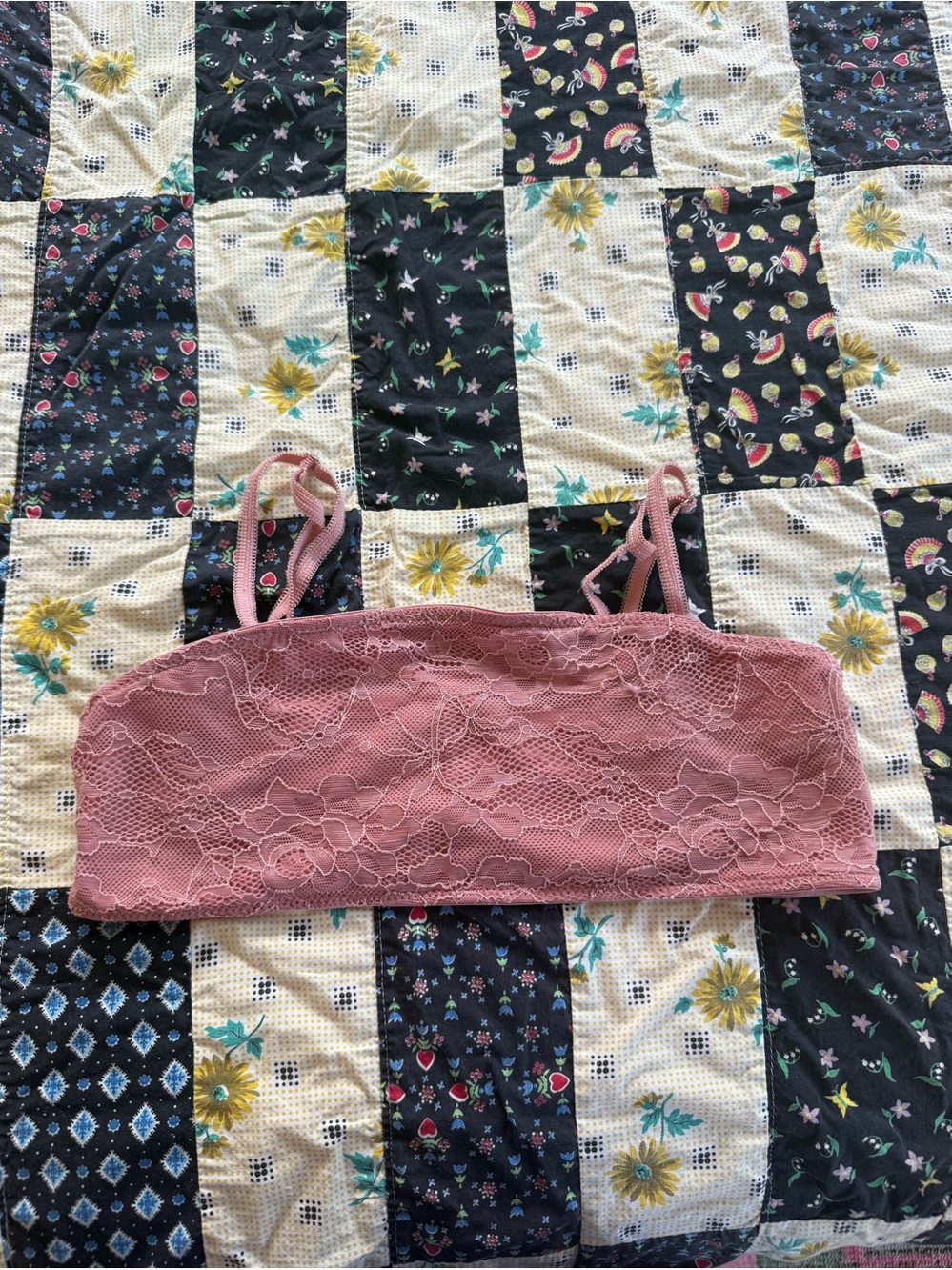 Out From Under lace bandeau bralette from Urban Outfitters size M